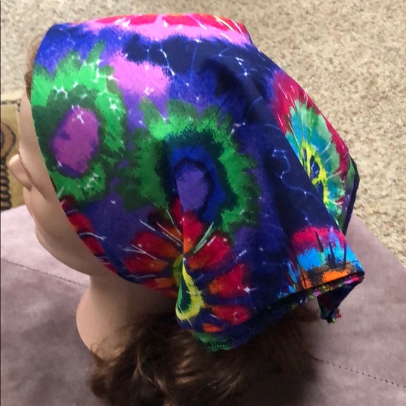 Bandana peace sign hair or face bandana boho - Picture 6 of 7